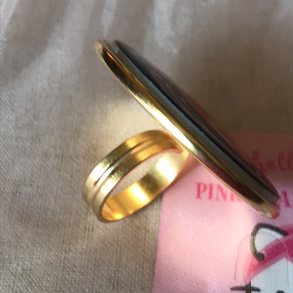 NWT NEW Tarina Tarantino Pink Head Ring - Picture 5 of 7
